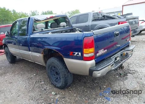 2002 GMC Sierra 1500 Sle z USA, uszkodzony, nr VIN 1GTEK19T42Z300299